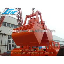 12 to 6CBM Electro-Hydraulic Clamshell Grab for handing bulk material
